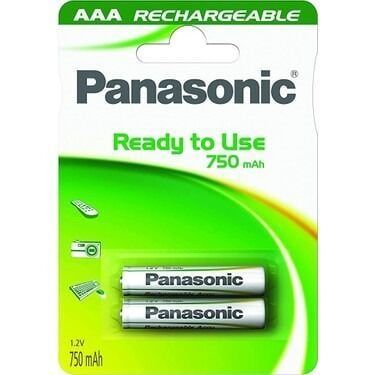 Panasonic HHR-4MVE/24BP Şarjlı İnce Pil-750 mAh (24'Lü)