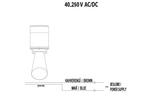 Mucco SNT-MB712-4 16 Melodili Mini Borulu Korna 40-250V AC/DC