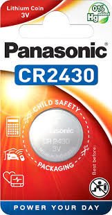 Panasonic CR-2430EL/12B 3V-285 mAh (12'Li)