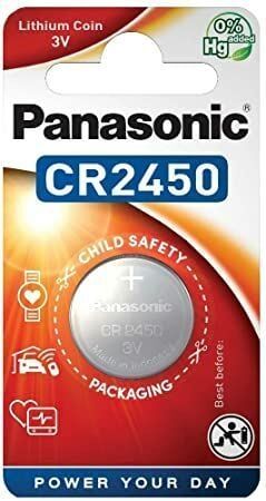 Panasonic CR-2450EL/12B 3V-620 mAh (12'Li)