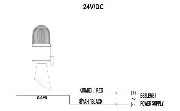 Mucco SNT-B710-1 2 Melodili Borulu Korna 12-24V AC/DC