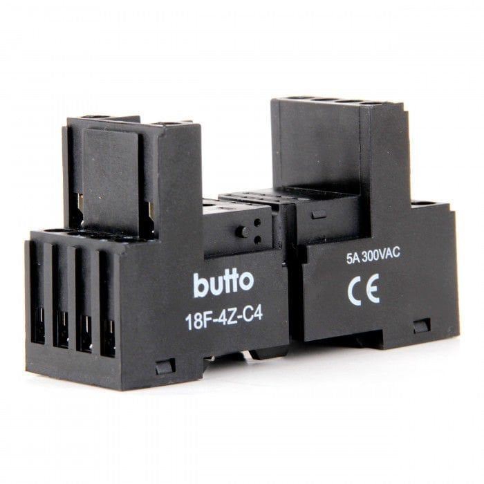 Butto 18F-4Z-C4 (SC-54) 18F (SC-5) Serisi Röle Soketleri