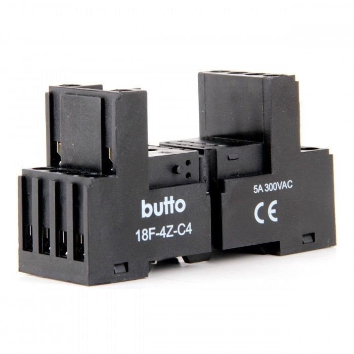 Butto 18F-4Z-C4 (SC-54) 18F (SC-5) Serisi Röle Soketleri