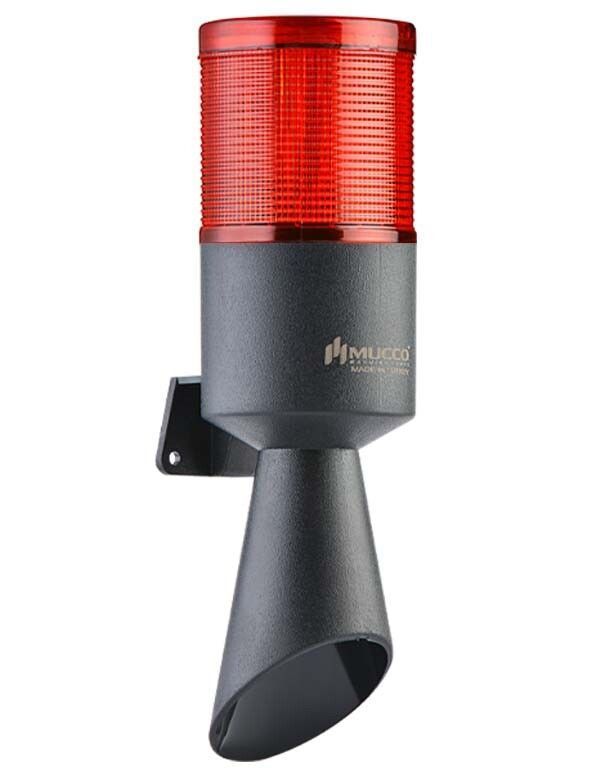 Mucco SNT-B7013-F1-1 Tek Katlı Borulu Korna Sabit Flaşör 12-24V AC/DC