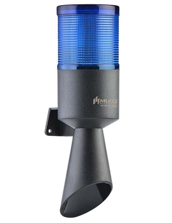 Mucco SNT-B7013-F1-4 Tek Katlı Borulu Korna Sabit Flaşör 12-24V AC/DC