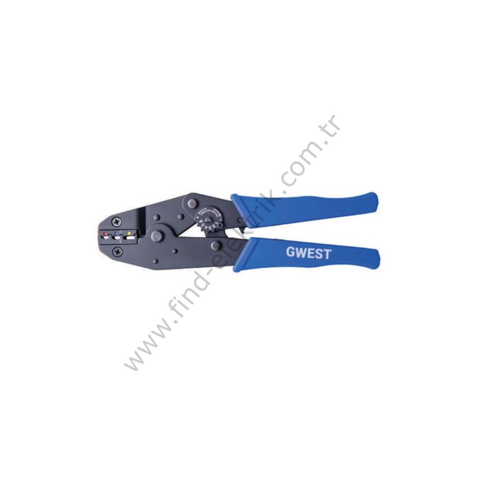 Gwest, GW-1 /0.50 - 6mm² İzoleli Kablo Ucu Sıkma Pensesi