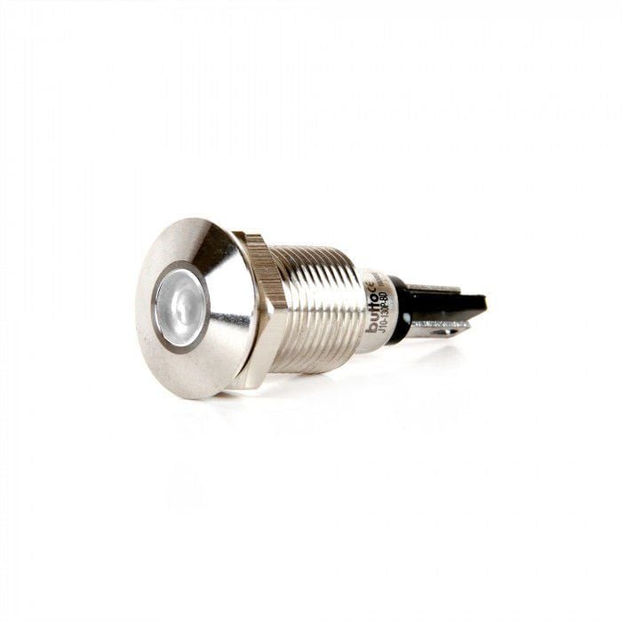 Butto J10-130P-WA2 10mm IP67 Metal Sinyal Lambası 220VAC Beyaz