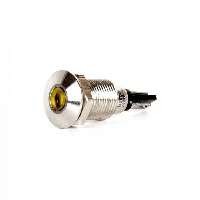 Butto J10-130P-YA2 10mm IP67 Metal Sinyal Lambası 220VAC Sarı