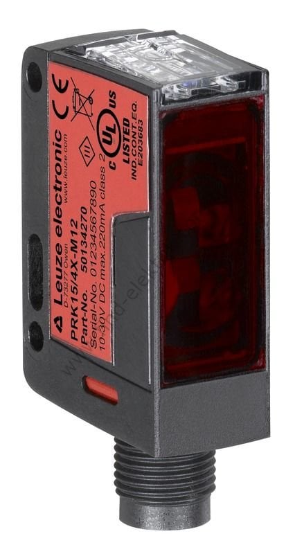 Leuze PRK15/4X-M12 Reflektörden Yansımalı Fotoelektrik Kutuplu Sensör