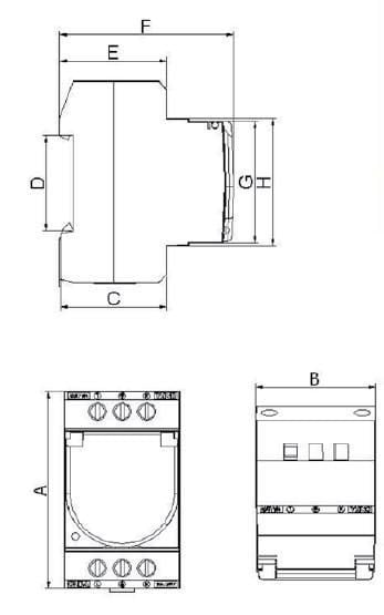 Onka-7160 Raya Montaj Pano Prizi,Tek Girişli Ledsiz,Topraklı (Kapaklı)