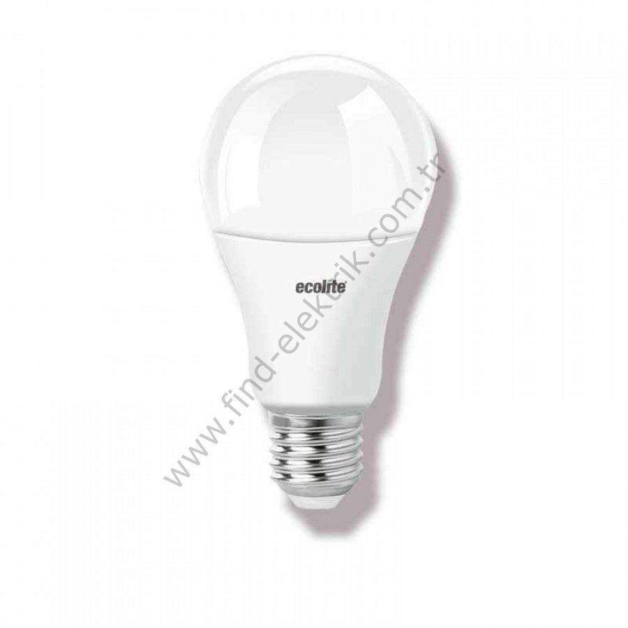Ecolite A60.5W.65K Led Classıc- A60 Ampul : 220V - OPAL Cam -
470 Lümen 15.000 Saat Ömür Beyaz Işık E27 Duy