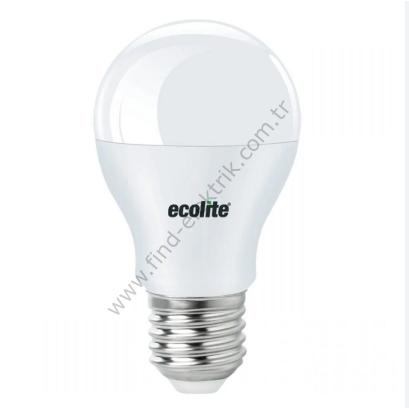 Ecolite A65.14W.40K Led Classıc- A65 Ampul : 220V - OPAL Cam -
1555 Lümen 15.000 Saat Ömür Beyaz Işık E27 Duy