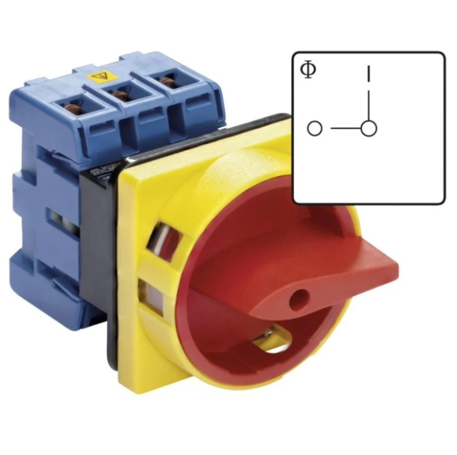 Kraus&Naimer 60A 45 Kw 3 Kutuplu Pano Kapağına Montaj Emniyet Şalteri