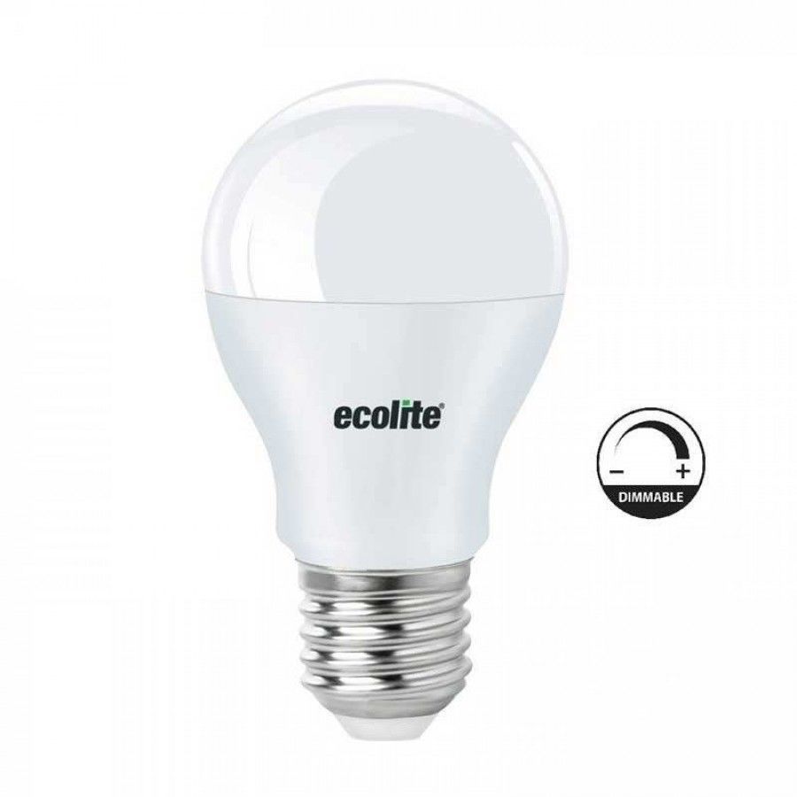 Ecolite A60.9W.65K.D Led Dımmable Classıc- A60 Ampul :
220V - OPAL Cam - 15.000 Saat Ömür - Beyaz Işık E27 Duy
900 Lümen