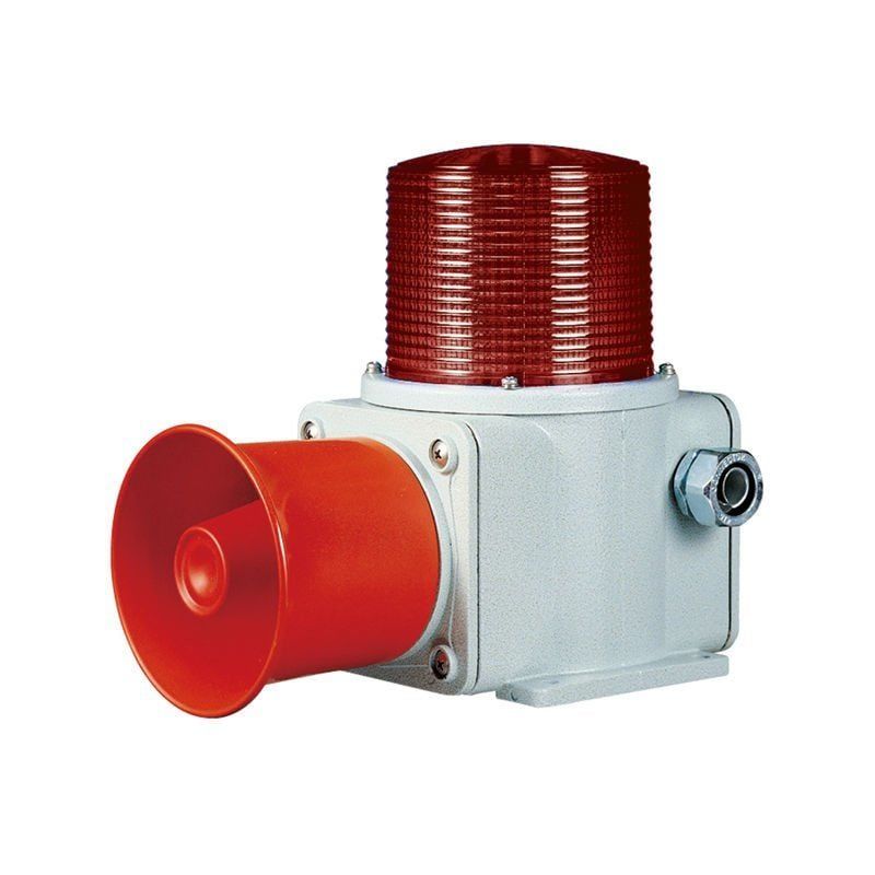 Qlight SHDS-WS-24-R 24V DC, Flash Tip, Korna, Yatay Montaj