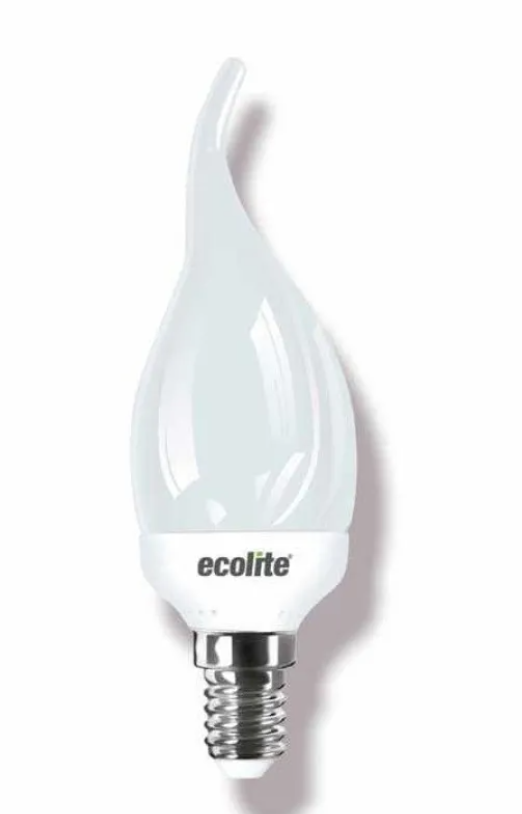 Ecolite C37.Tp.5W.30K Led Candle Flame Ampul : 220V -OPAL Cam -
470 Lümen 15.000 Saat Ömür Günışığı E14 Duy