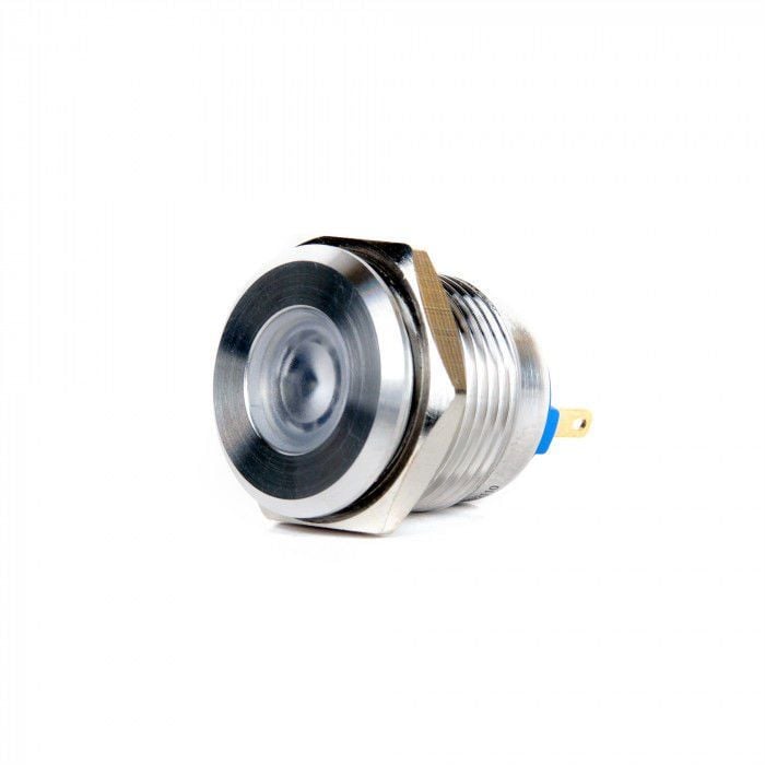Butto J16-170P-WA2 16mm IP67 Metal Sinyal Lambası 220VAC Beyaz