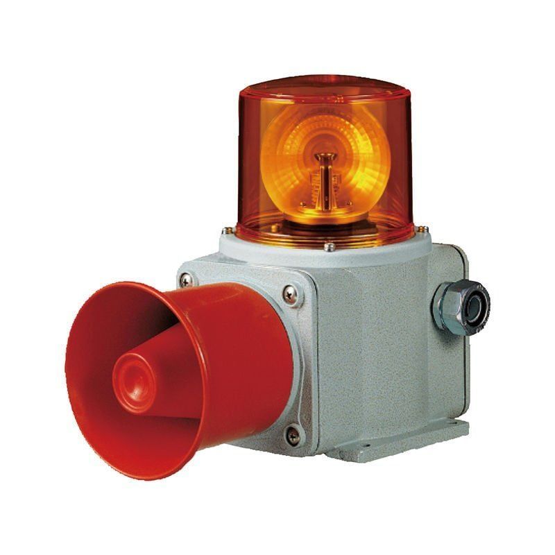 Qlight SHDLR-WS-24-A 24V DC, Döner Reflektör, Korna, Yatay Montaj