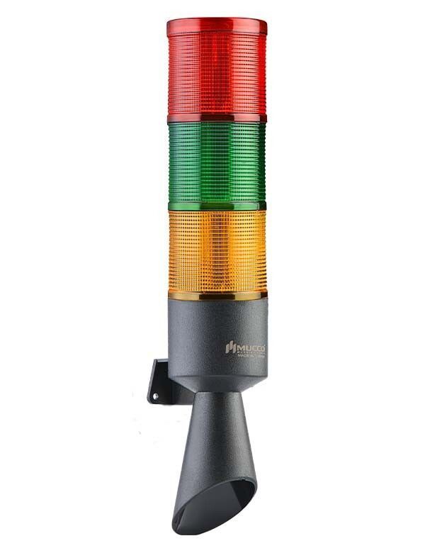 Mucco SNT-B7013-C3-3 Üç Katlı Borulu Korna Çakar 12-24V AC/DC