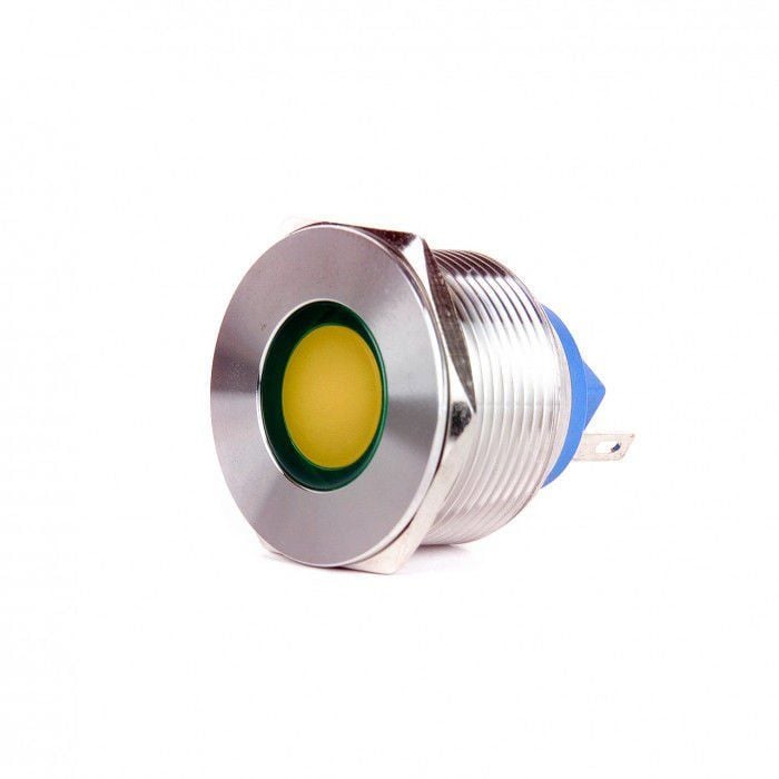 Butto J22-170P-YA2 22mm IP67 Metal Sinyal Lambası 220VAC Sarı