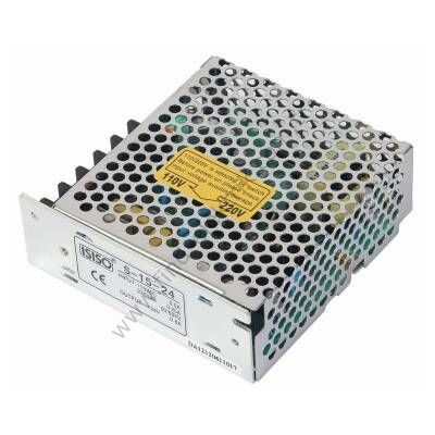 Isıso INES-15-12 15 W 12 VDC 1.3 A 78*51*28mm Ray Montajlı Delikli Switching Güç Kaynağı