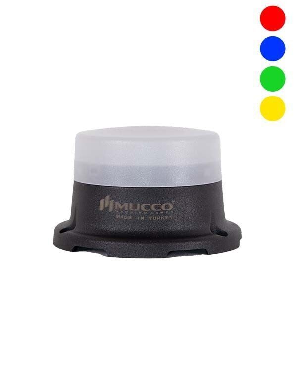 Mucco SNT-M74-B-RGB Mini Tabana Montaj Çok Renkli Rgb Buzzer İkaz Lambası 12-24V DC