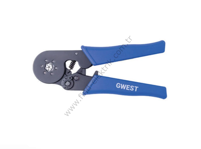 Gwest GW-9 0.08 - 6mm² Yüksük Sıkma Pensesi (6 Köşe)