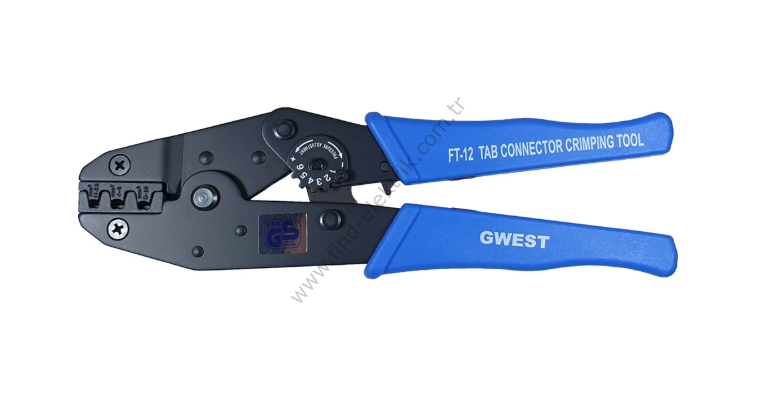 Gwest GW-12 1.00 - 10mm² İzolesiz Terminal Sıkma Pensesi