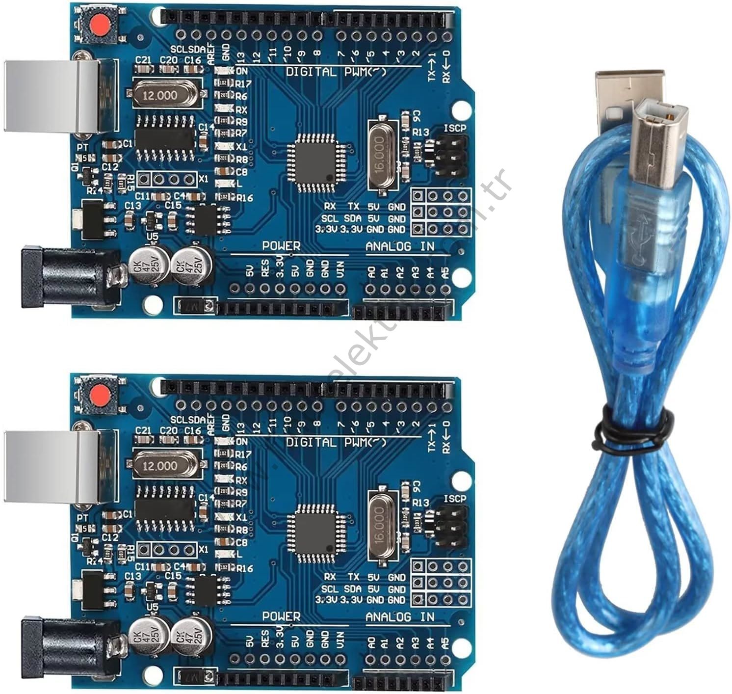 Huayuxin Uno R3 Atmega328P İçin Usb Kablolu Tek Kartlı Arduino