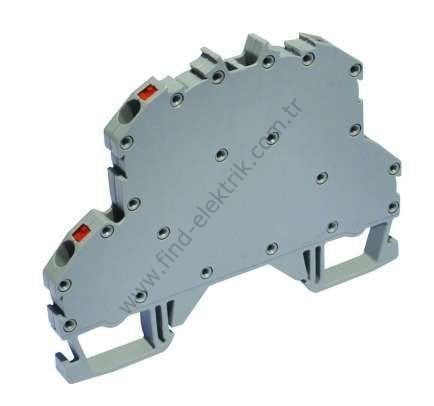 Onka 1020Onka 107 Opk-C 2,5mm² Yay Bağlantılı İki Katlı Ray Klemens Sarı Renk