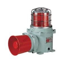 Qlight SESAL-WS-24-R 24V DC, Kalıcı Işık / Flaşör, Korna, Yatay Montaj