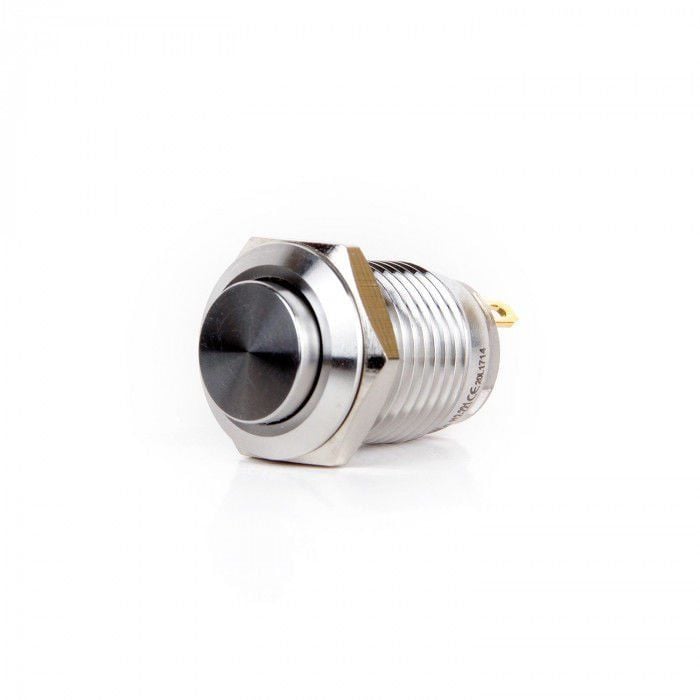 Butto J12-221 12mm Metal Işıksız Yaylı Buton
