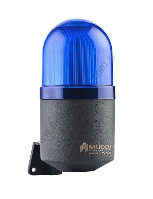 Mucco SNT-EK7022-C1-4 7 Melodili Endüstriyel Led Işıklı Korna Çakar 40-250V AC/DC