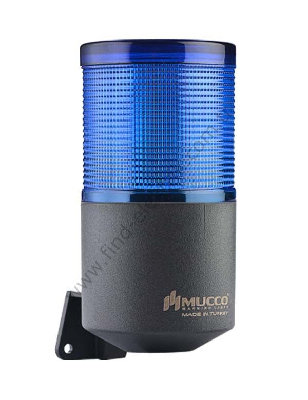 Mucco SNT-K7013-F1-4 Tek Katlı Işıklı Korna Sabit Flaşör 12-24V AC/DC